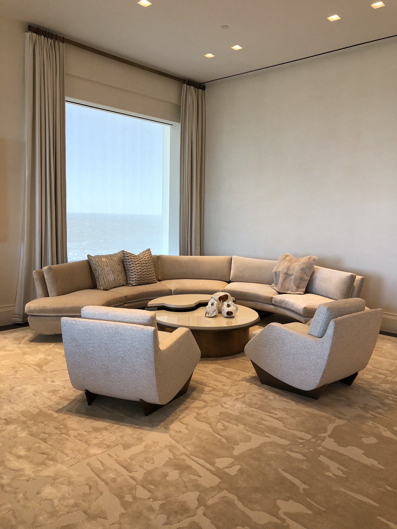 Luxury high-rise condominium technology installation